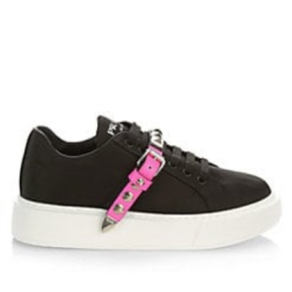 Prada limited Edition pink strap sneakers